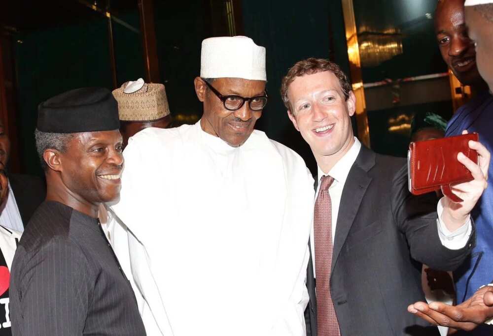 Buhari ya yaba ma Zuckerberg Buhari ya yaba ma Zuckerberg