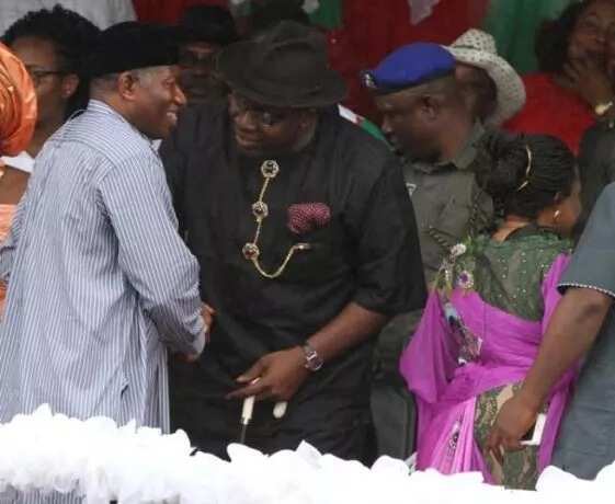 PHOTOS: GEJ, Patience And Wike Attend Rally In Bayelsa