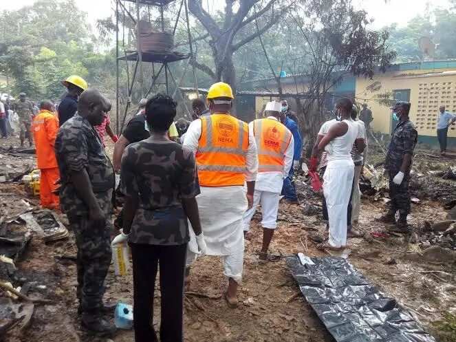 Breaking: Seven Die As Nigerian Airforce Helicopter Crashes In Kaduna (PHOTOS)