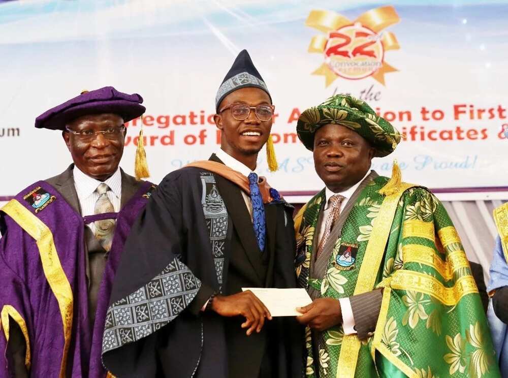 Ambode adopts LASU’s best graduating student, gifts him N5m