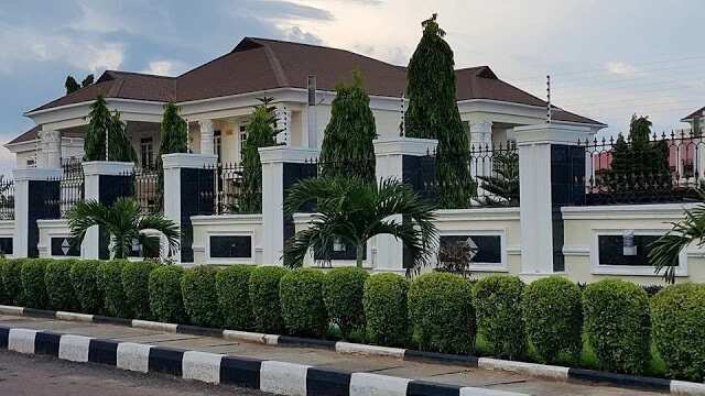 a Nigerian mansion