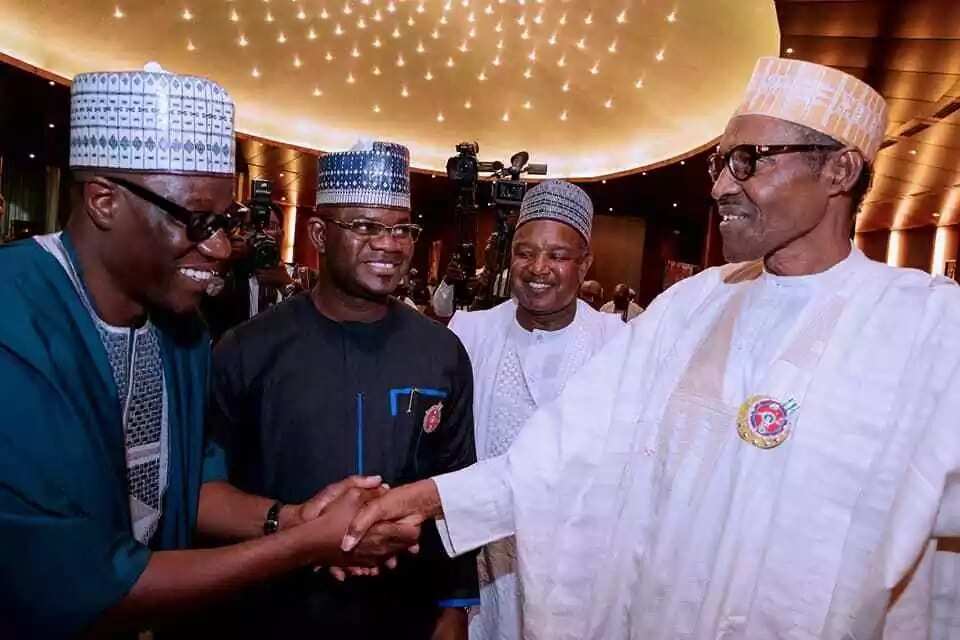 BREAKING: President Buhari meets with governors at Aso Rock