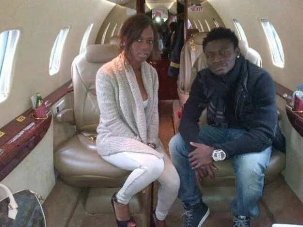 Obafemi Martins and his girlfriend