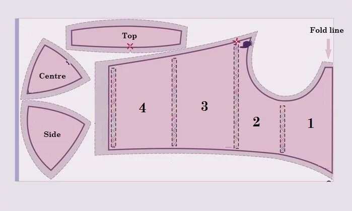 bustier pattern