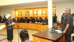 Governor Wike Swears In First Female Chief Judge In Rivers State, What She Said (PHOTOS)
