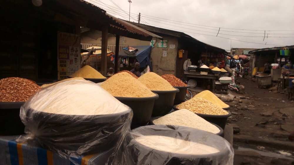 Foodstuff dealers lament on the decline recorded in sales despite the reduction in prices. Source: Esther Odili. Foodstuff dealers lament on the decline recorded in sales despite the reduction in prices. Source: Esther Odili.