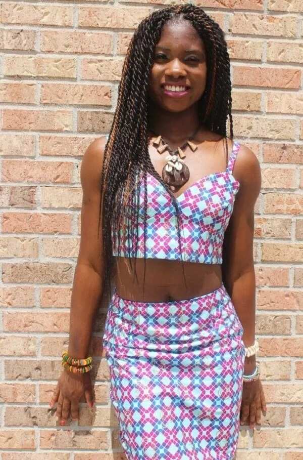 Crop top images with Ankara