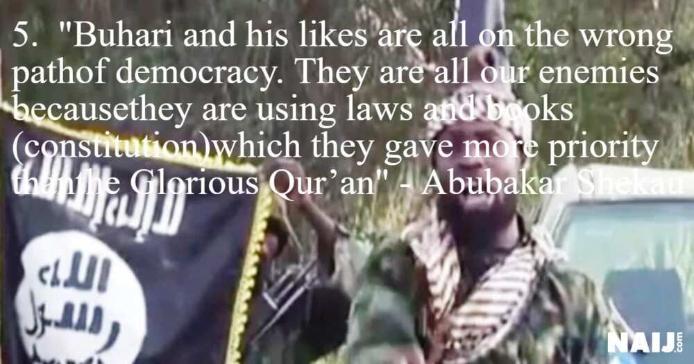 'Buhari is our enemy' and top 7 other quotes from Shekau's audio message on UNIMAID bombing