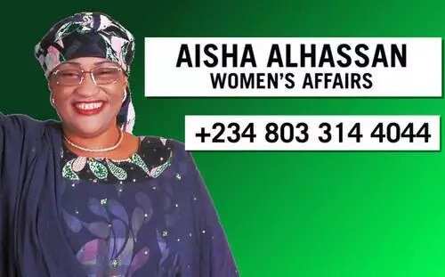 Har yanzu ina tare da Baba Buhari – Inji Minista Aisha Alhassan