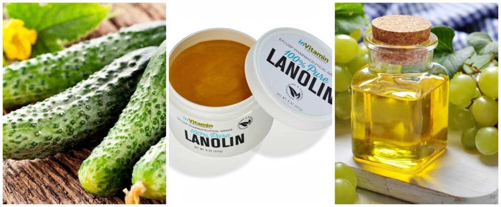 Cream with lanolin