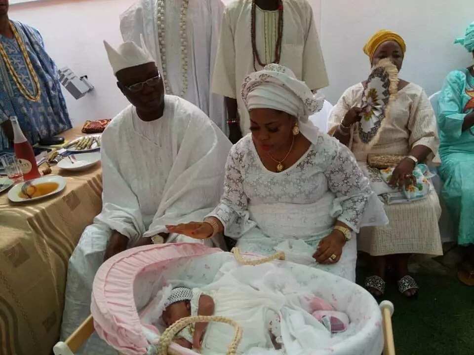 Gani Adams christens baby the traditional way (photos) Gani Adams christens baby the traditional way (photos)