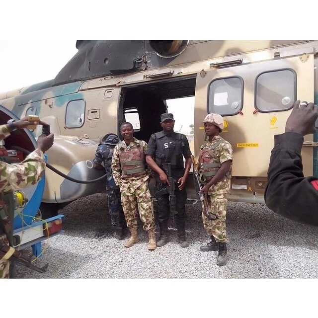 NAF Use Weaponised Helicopters Against Boko Haram