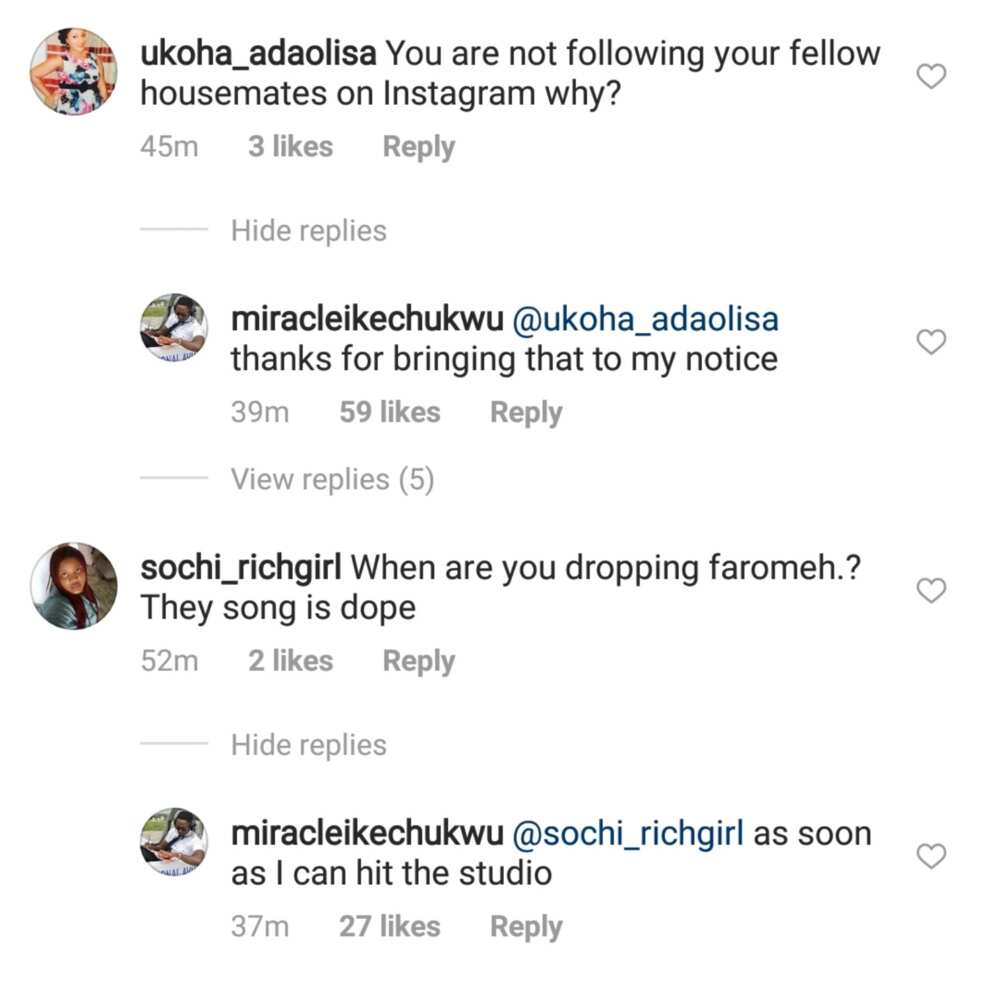 Nina confused Nigerians again as she declares love for Miracle
