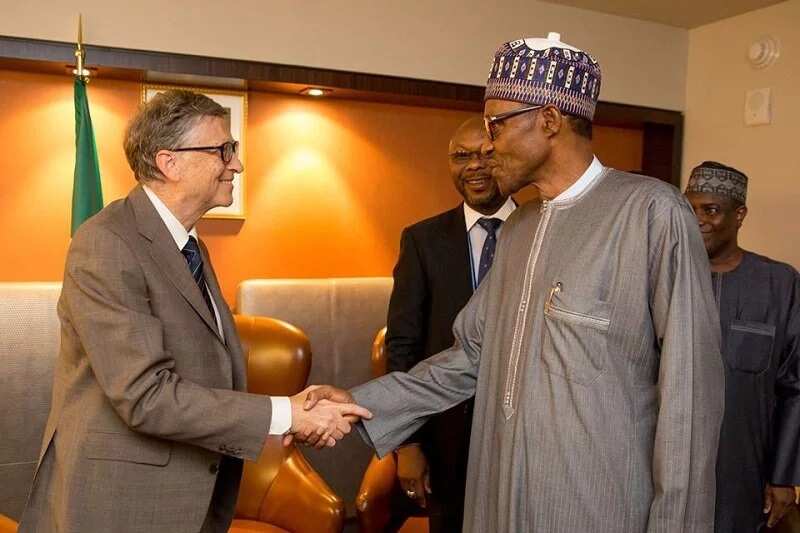 Shugaba Buhari ya karbi bakuncin Bill Gates da Aliko Dangote domin walima a Aso Rock