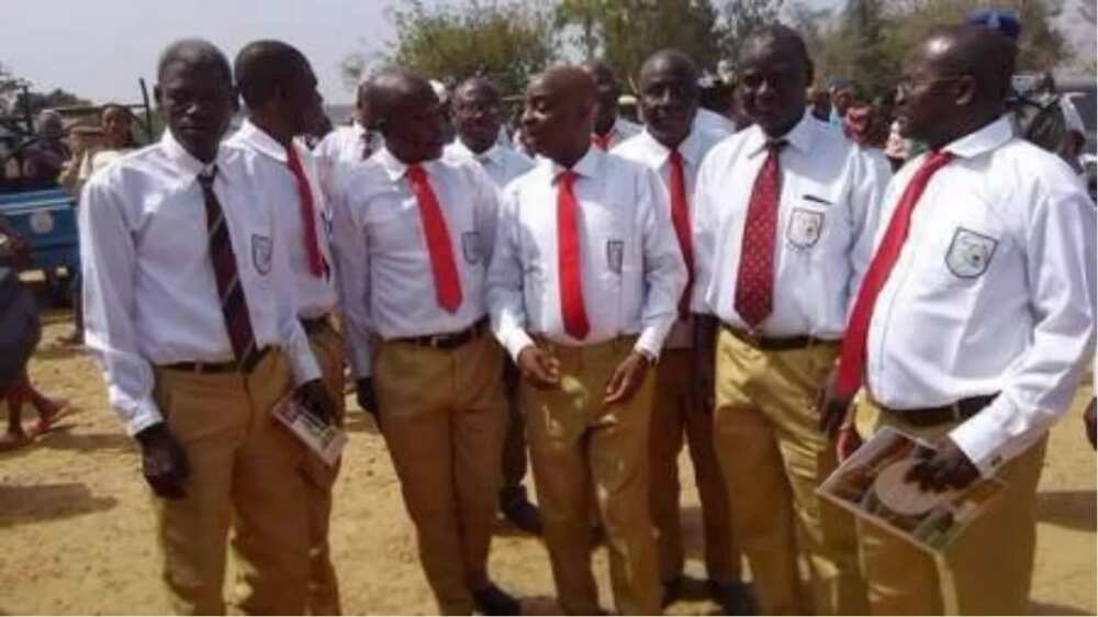 Bishop Oyedepo pictured in his secondary school old school uniform