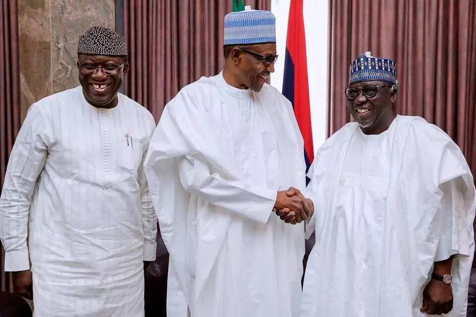 Ekiti election: Buhari meets APC candidate, Fayemi