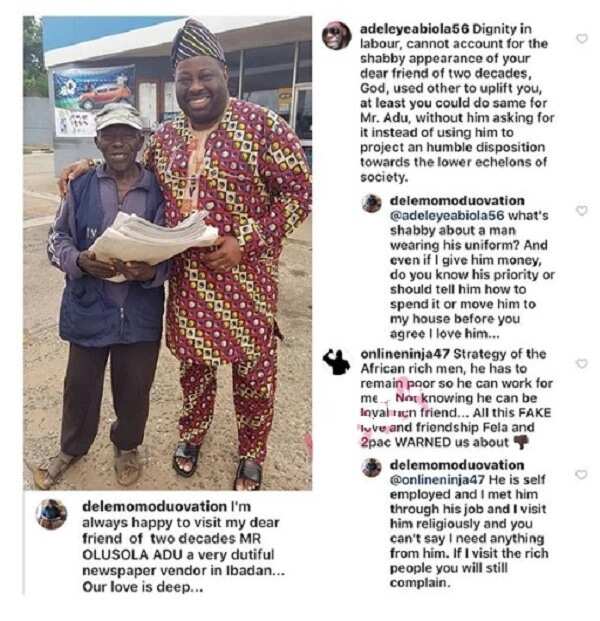 Nigerians slam Dele Momodu for showing off his friend of 20 years