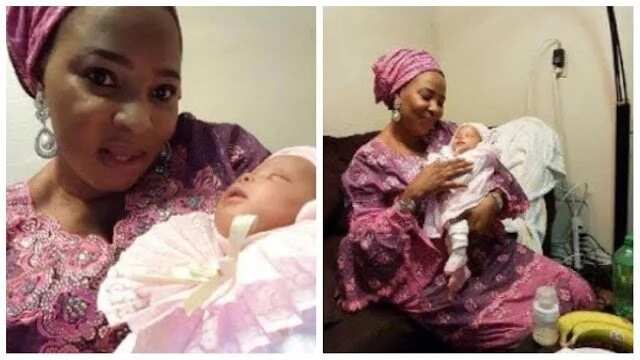 Moji Olaiya with her second daughter