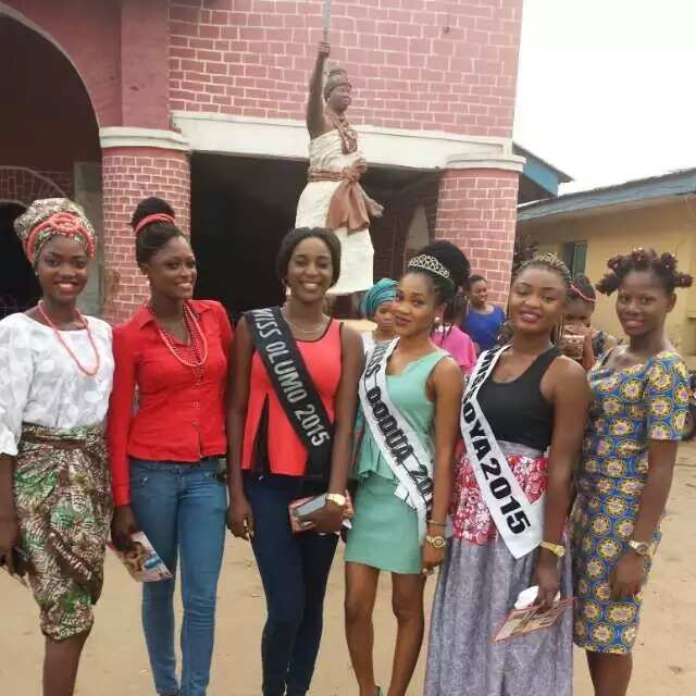 Exclusive: Ooni Of Ife Hosts Beauty Pageant Contestants (PHOTOS)