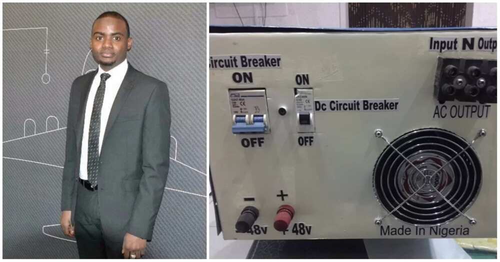 Young Nigerian engineer designs and produces own inverter