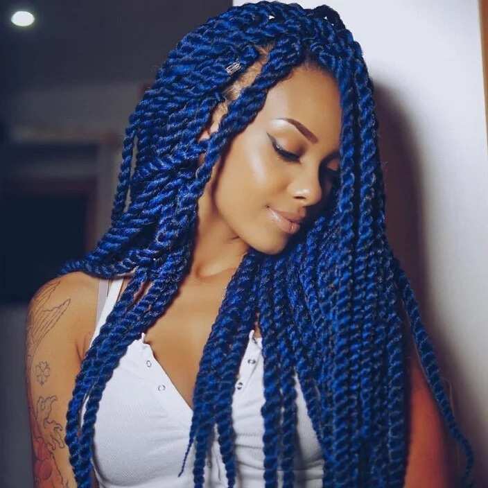 Braids Hairstyles With Wool