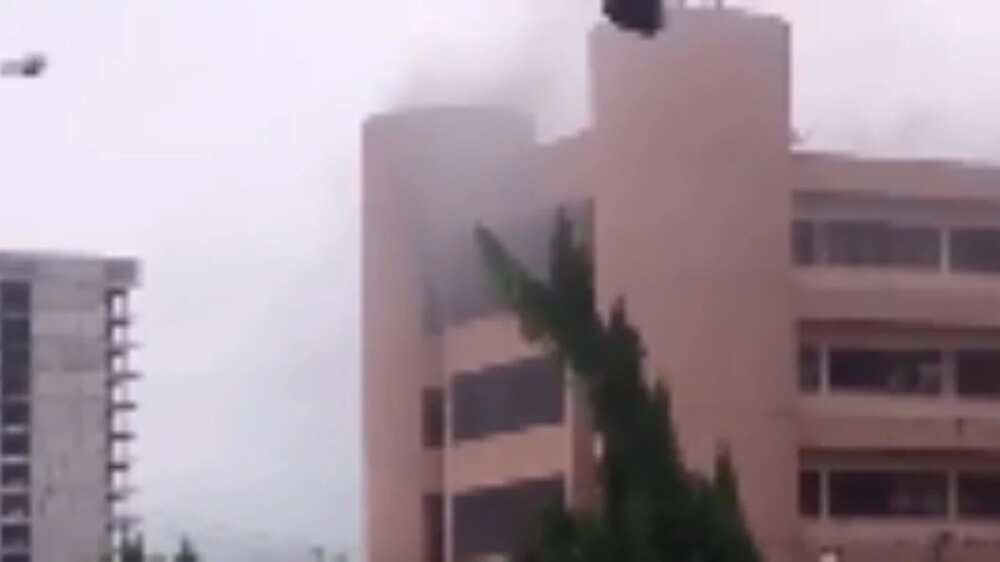 BREAKING: Federal secretariat Abuja on fire