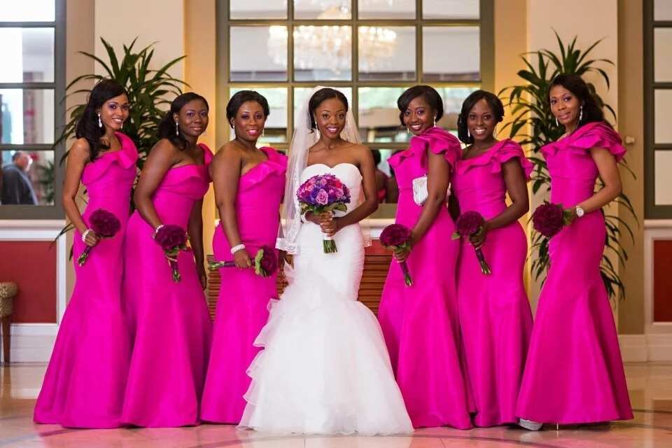 ankara wedding dresses for maids