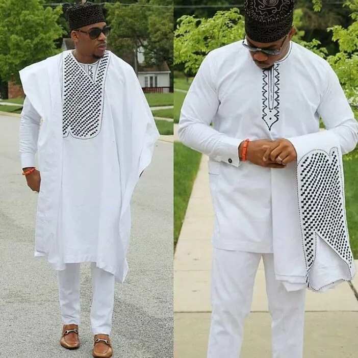 Aso Ebi outer robe and undershirt