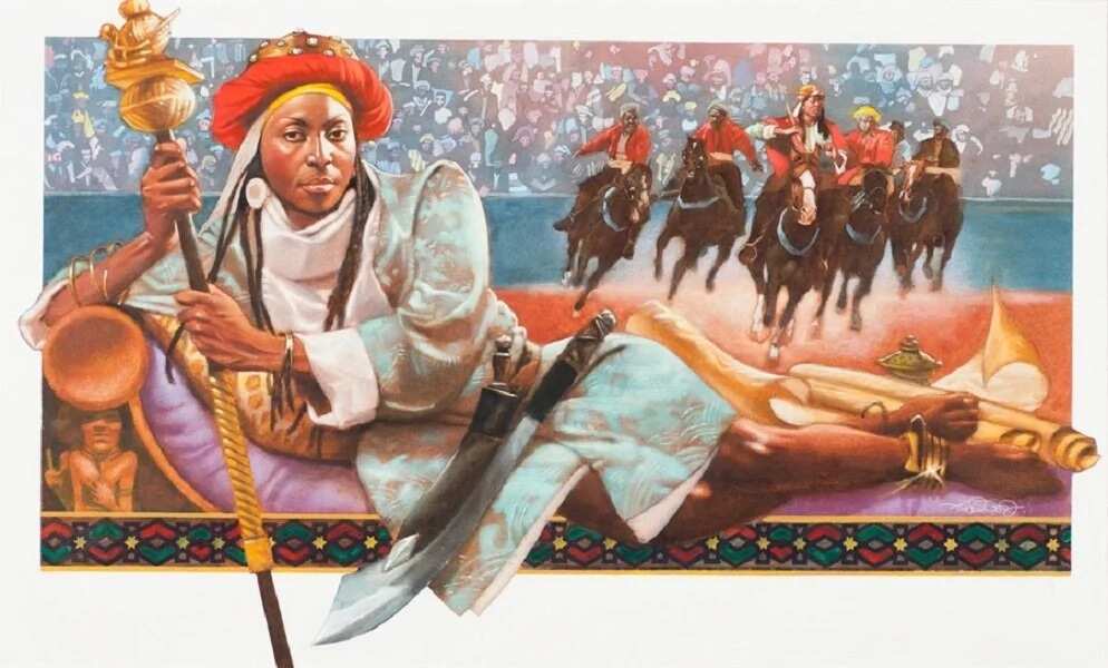 The picture of Queen Amina