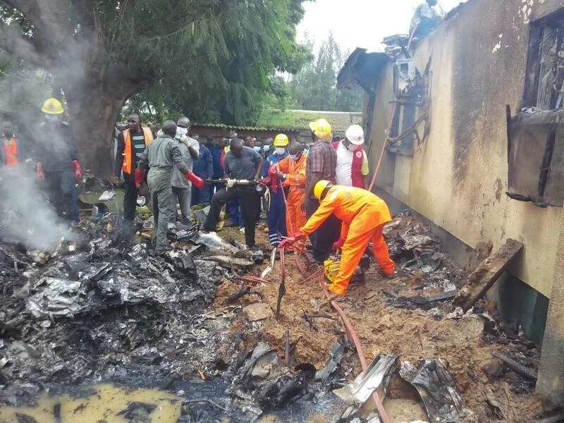 Breaking: Seven Die As Nigerian Airforce Helicopter Crashes In Kaduna (PHOTOS)