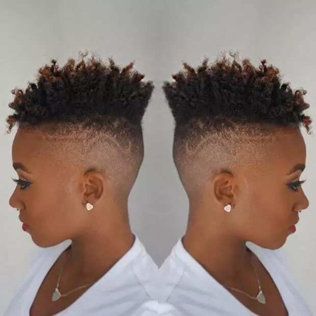 fade hairstyle for women