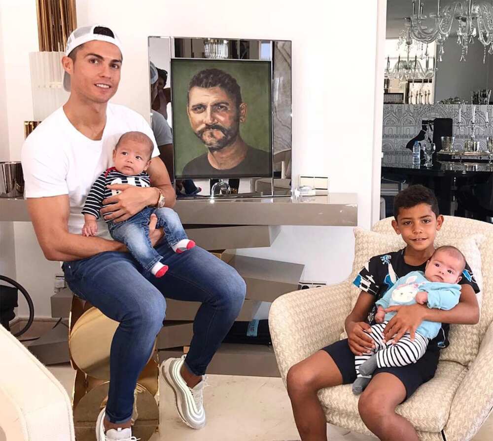 Cristiano Ronaldo's sons Cristiano and Mateo - Legit.ng