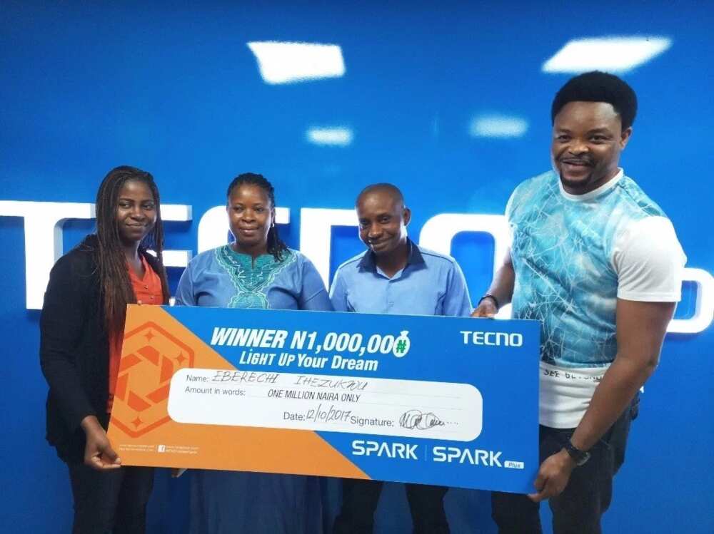 4 winners - N4m richer! First photos of the 4 winners of TECNO Mobile’s #lightupyourdream competition