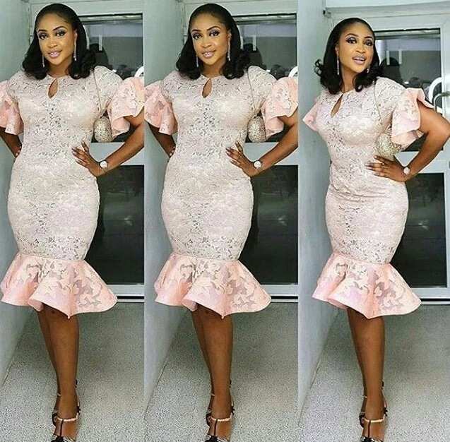 nigerian lace dresses 2018