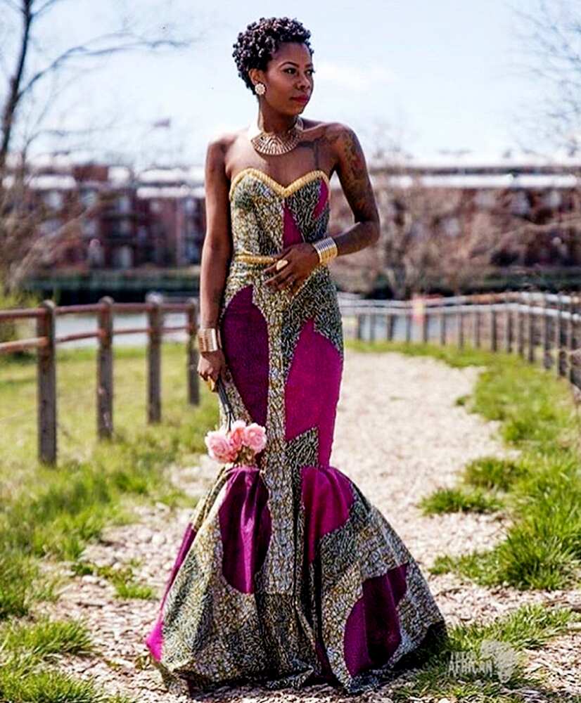 Ankara style graduation dress