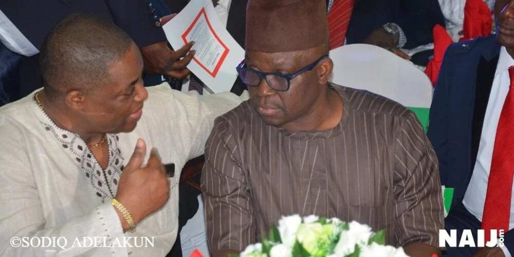 BREAKING: Fireworks as Governor Fayose declares his 2019 presidential ambition in Abuja (photos, video) BREAKING: Fireworks as Governor Fayose declares his 2019 presidential ambition in Abuja (photos, video)