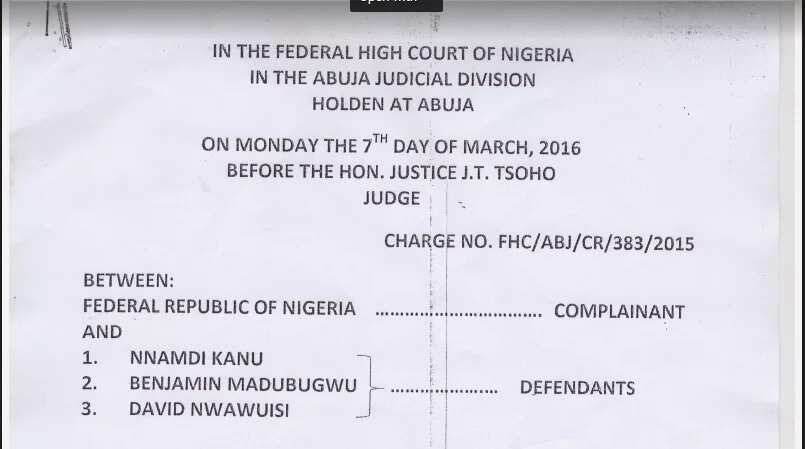 kanu's trial: How Justice Tsoho ruled against judicial oath