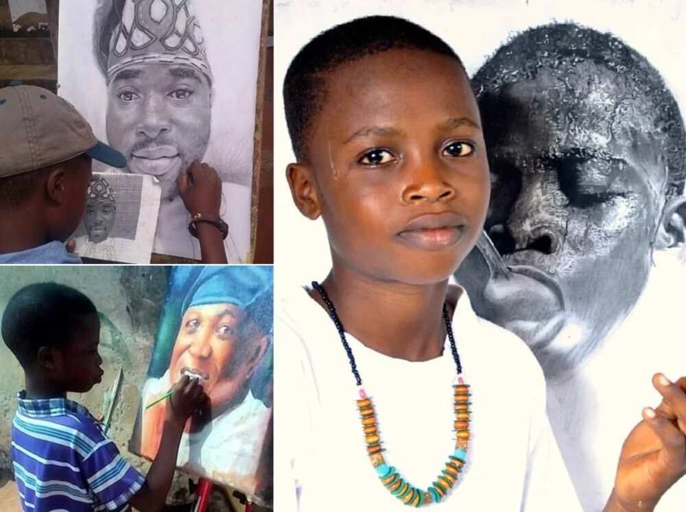 11-year-old Nigerian artist is gaining international attention