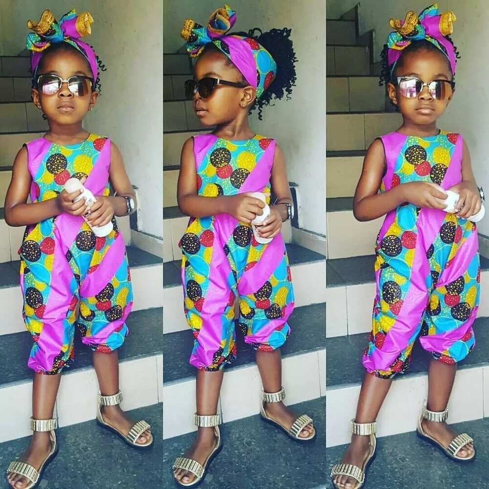 Ankara colorful style for girls