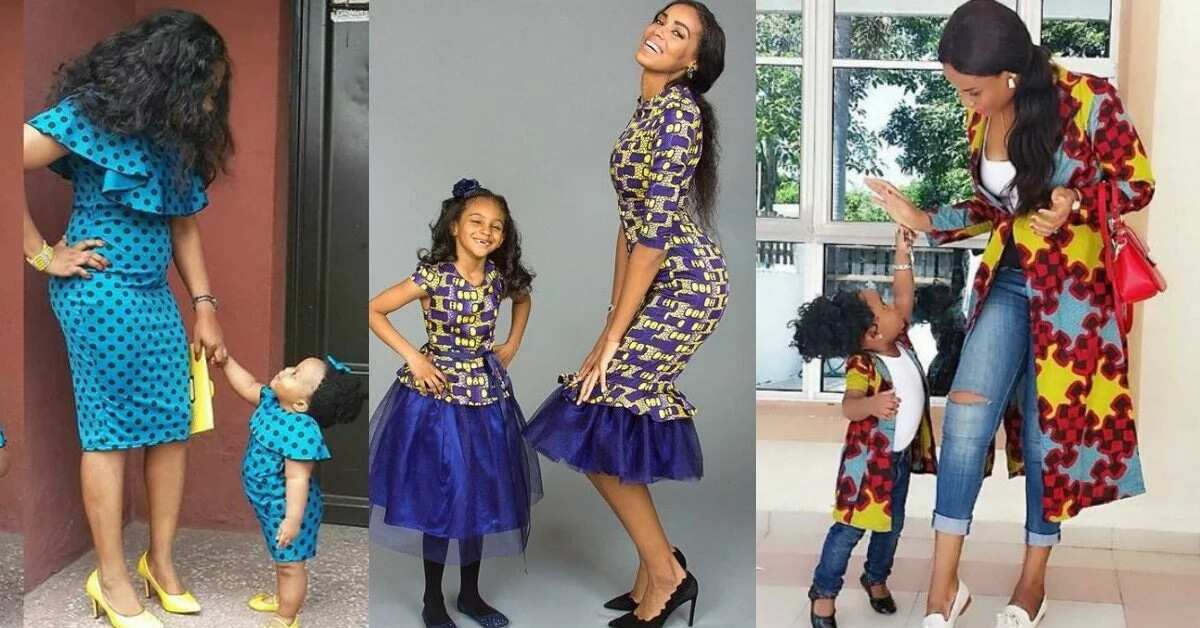 ankara styles for mum and daughter