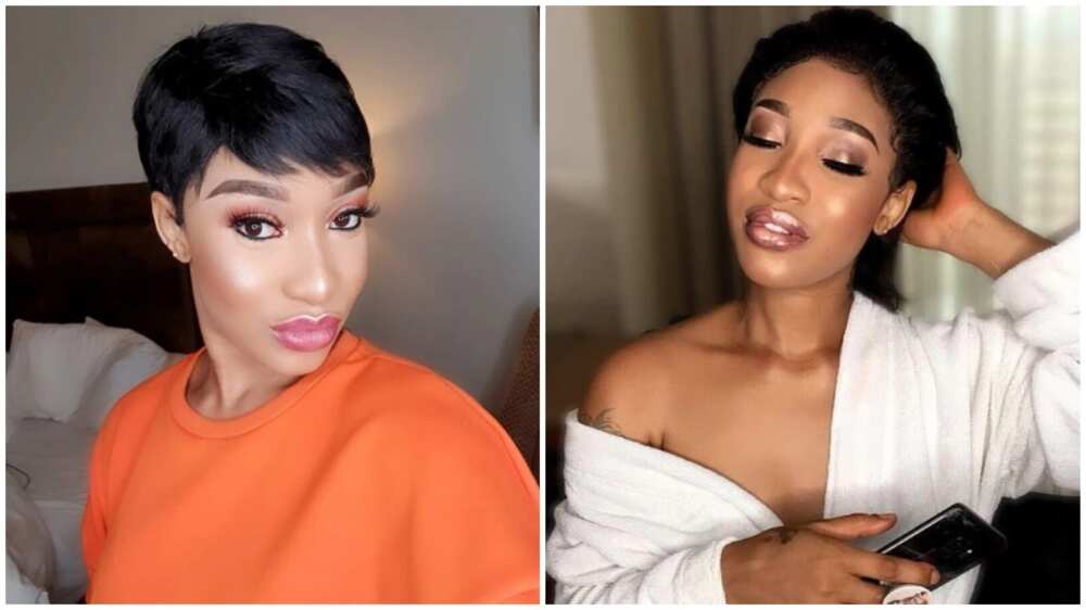 Tonto Dikeh and son step out with another man