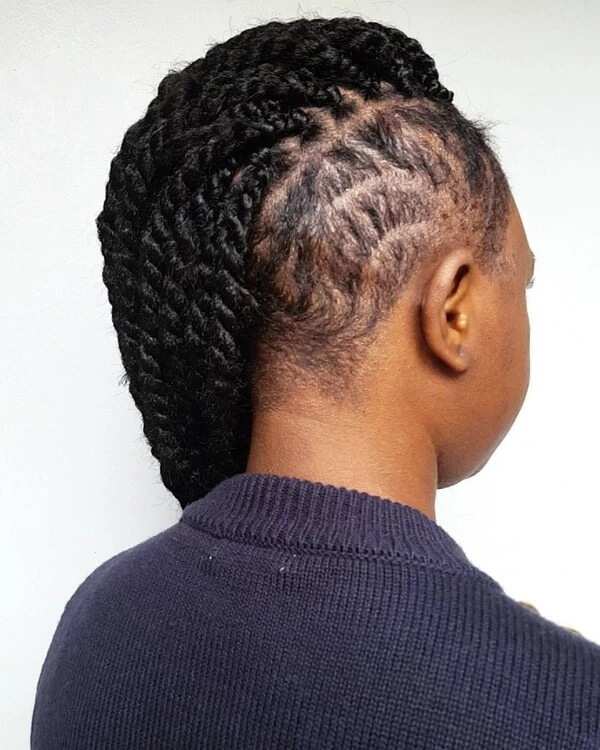 shaved twists