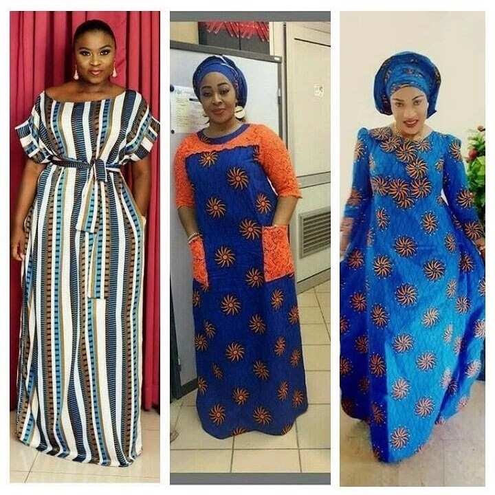 ankara style gown