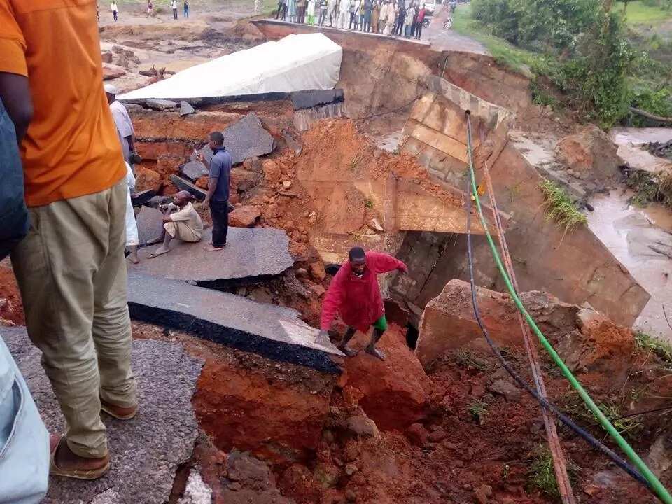 Commotion as Jebba road bridge collapsed