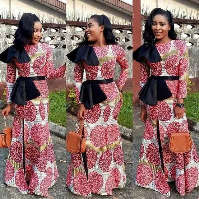 ankara long gown styles for ladies