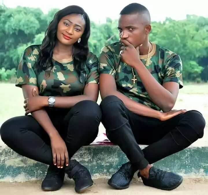 Check out beautiful pre-wedding photos of these military officers