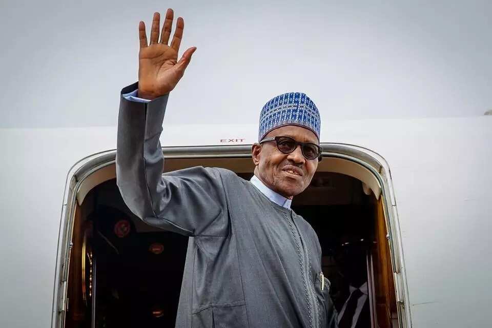 Breaking: President Buhari departs for UK for medical check-up (photos)