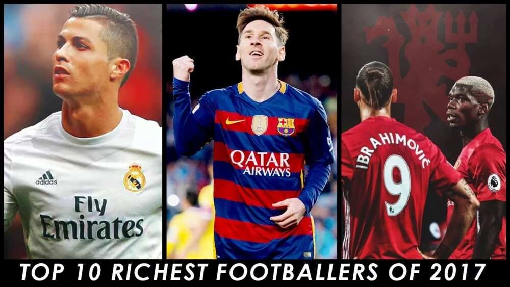Richest footballers 2017