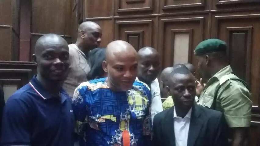 Nnamdi Kanu speaks from cell as Ohaneze charges Buhari