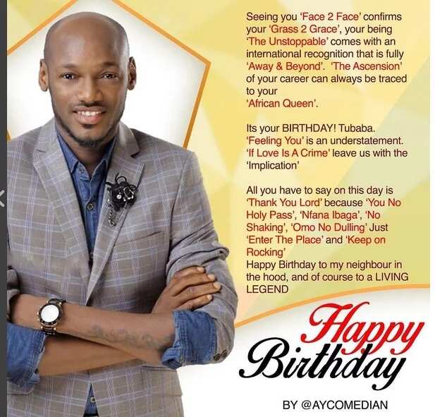 See Birthday Gifts That Wowed 2face
